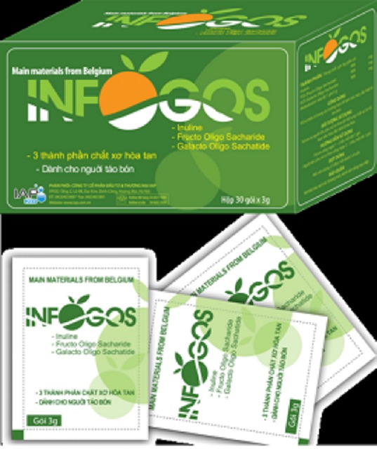 INFOGOS hỗ trợ điều trị táo bón