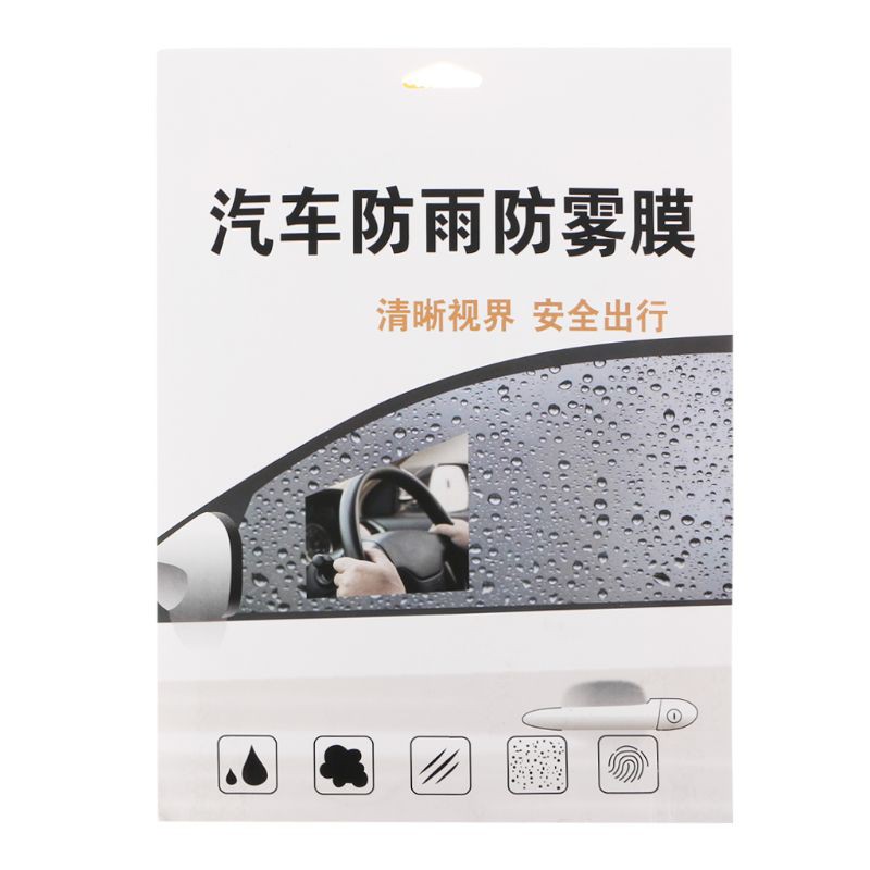 2 miếng dán cửa kính xe hơi chống nước và sương mù tiện dụng