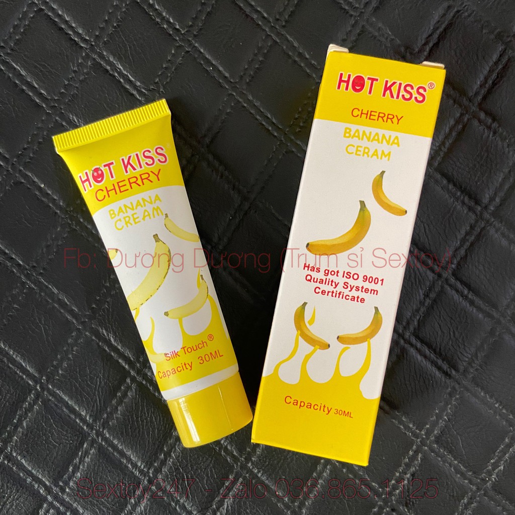 Gel Bôi Trơn Hương Chuối Thơm Ngát Hot Kiss - Lọ 30Ml