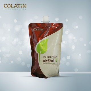 Hấp dầu (Kem ủ tóc) Colatin Keratin Mask Vitamin E 500ml giúp tái tạo lại sợi tóc, dưỡng ẩm và phục hồi hư tổn thumbnail