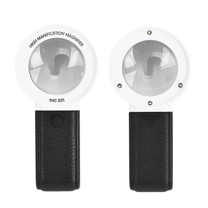 Kính Lúp 30X Với 4 Đèn LED Chất Lượng Cao