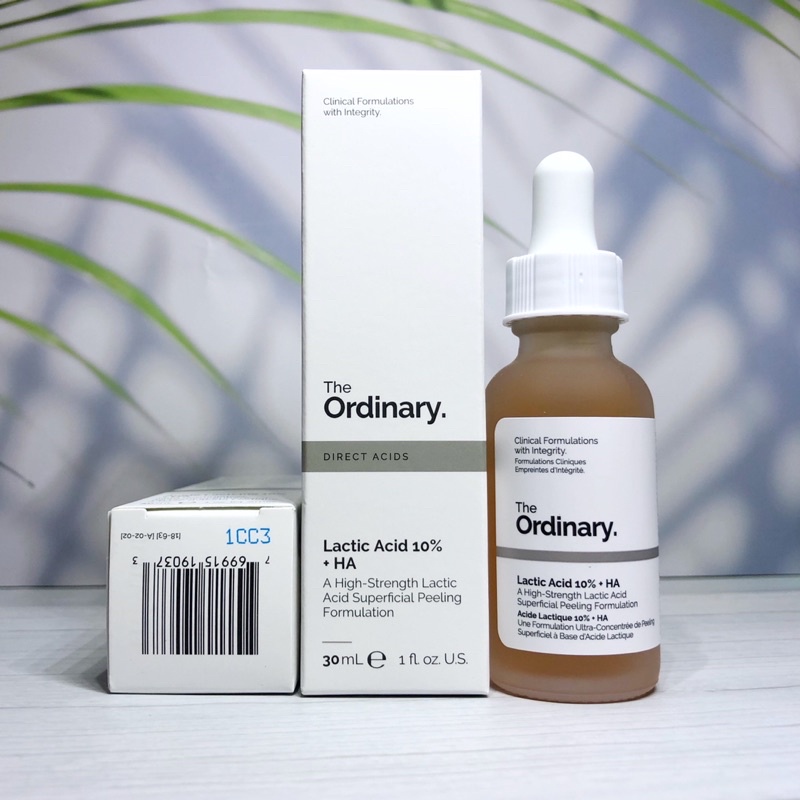 Tinh chất tẩy tế bào chết The Ordinary Lactic Acid 10% + HA (30mL)