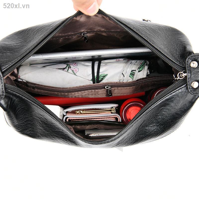 Túi Xách Đeo Vai Da Bò Mềm Cỡ Lớn Thời Trang Cho Phụ Nữ Trung Niên 2020