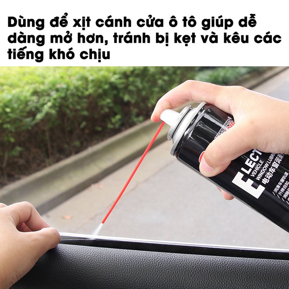 Bình xịt chống rỉ gỉ sét kẹt cánh cửa ổ khóa kim loại chai xịt bôi trơn bảo dưỡng giống rp7 dung tích 268 ml -louttaine