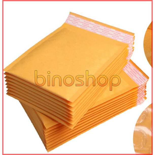 Combo 50 túi đóng gói hàng bì thư bên trong ép bóng khí cỡ 11x 15