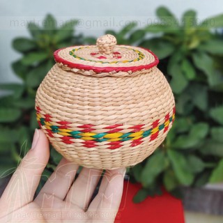 Hộp cói tròn tiện ích