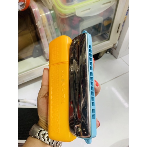 Nhạc cụ  kèn harmonica 16 lỗ của Nhật