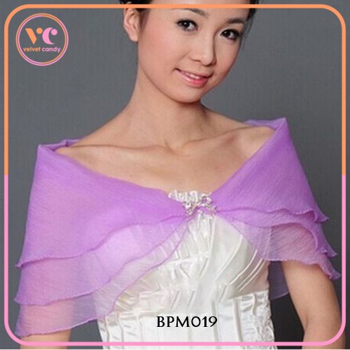 Bộ Áo CARDIGAN Màu Tím Phối Ren Và Đầm Cưới BPM-AD019