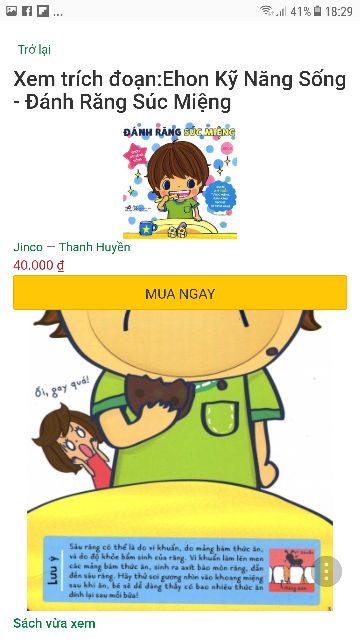 Sách - Ehon Đánh răng súc miệng