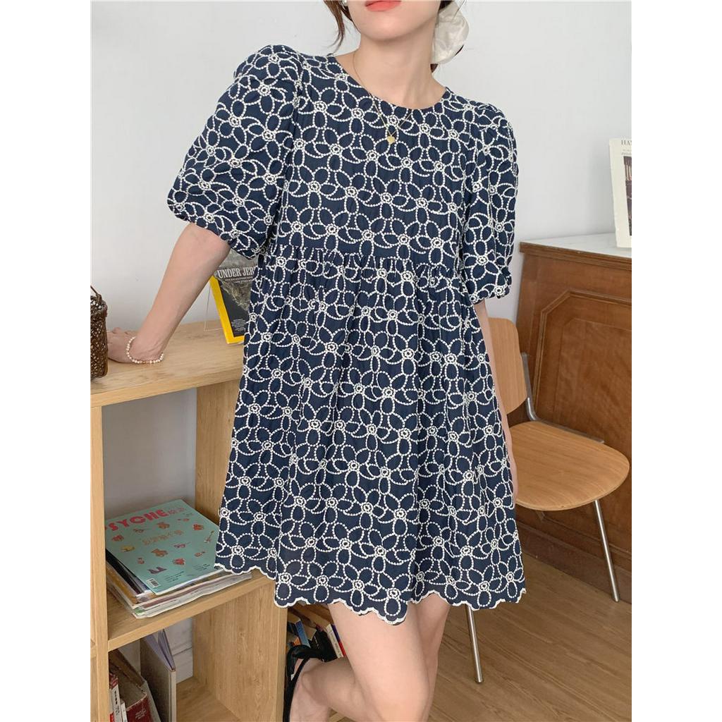 Đầm nữ Peppermint 52706 tay ngắn dáng rộng thời trang sành điệu