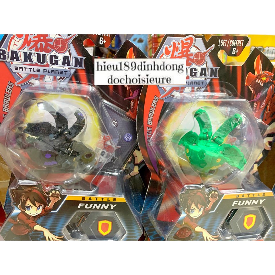 Vỉ đồ chơi BAKUGAN DÒNG SIÊU CHIẾN BINH loại rẻ chất lượng vừa phải (Khách hàng chat chọn mẫu)