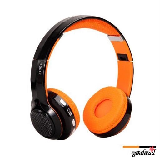 Tai nghe Bluetooth không dây gấp gọn có đèn LED