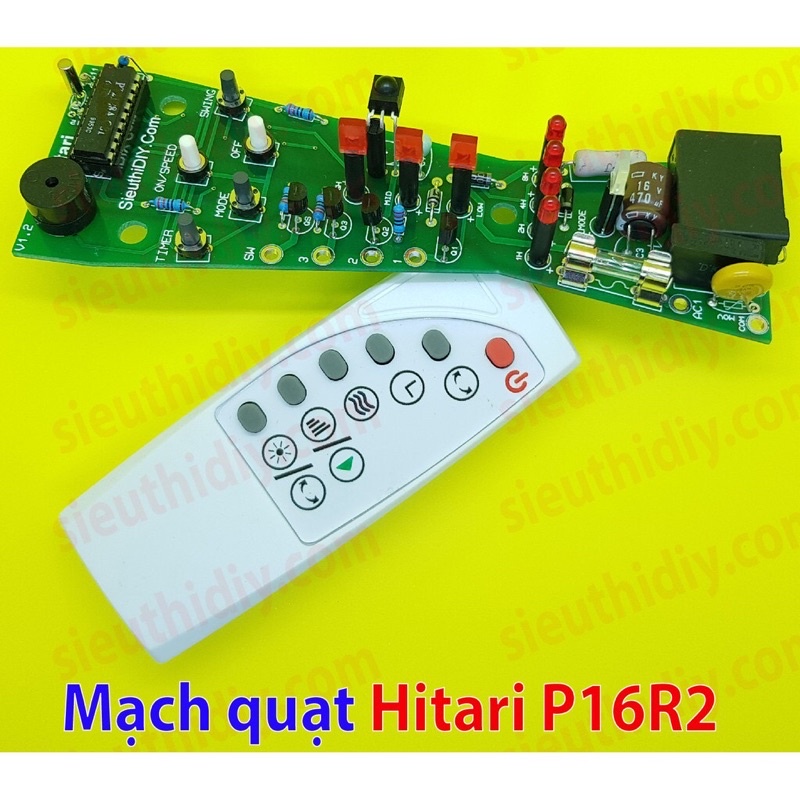 Mạch quạt Hatari P16R2 Thái Lan, phụ kiện cao cấp