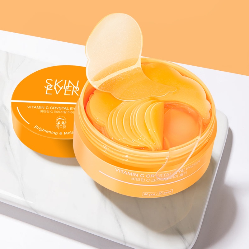 Set 60 Mặt Nạ Mắt SKIN EVER Vitamin C Pha Lê Dưỡng Ẩm Chống Lão Hóa Và Nếp Nhăn | BigBuy360 - bigbuy360.vn