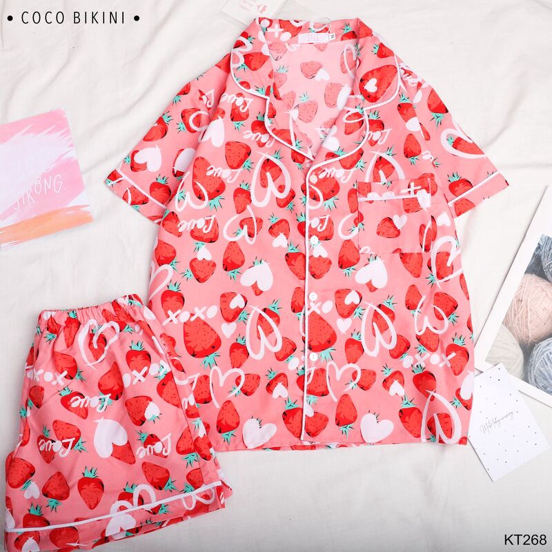 [Mã WA1606 giảm 15% đơn 99k] 𝑪𝑶𝑪𝑶 𝑩𝑰𝑲𝑰𝑵𝑰 Bộ Đồ Ngủ - Đồ Mặc Nhà Kate Thái ( KT268 ) | BigBuy360 - bigbuy360.vn