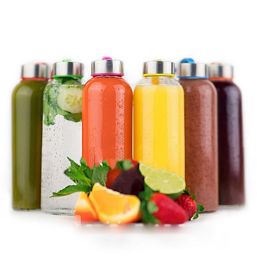 Chai thủy tinh Detox có dây xách 500ml cao cấp - Bolyfood