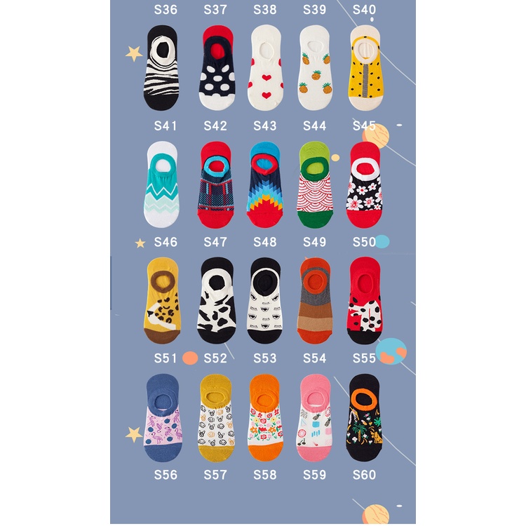 Vớ WAFNHA D432 cổ thấp cotton mỏng phối silicone chống trượt nhẹ thời trang mùa hè dành cho nam