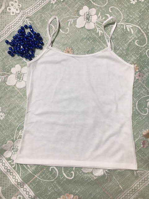 Áo lá học sinh cotton dài, áo lót nữ hai dây đủ size