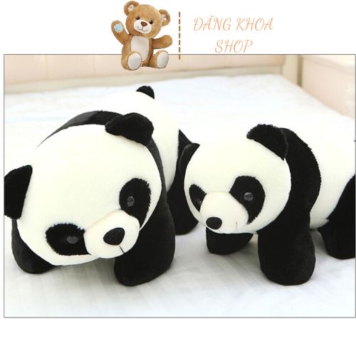 Thú Nhồi Bông Gấu Trúc - Gối Ôm Gấu Bông Gấu Trúc Panda Dễ Thương Đủ Size Lớn Và Nhỏ