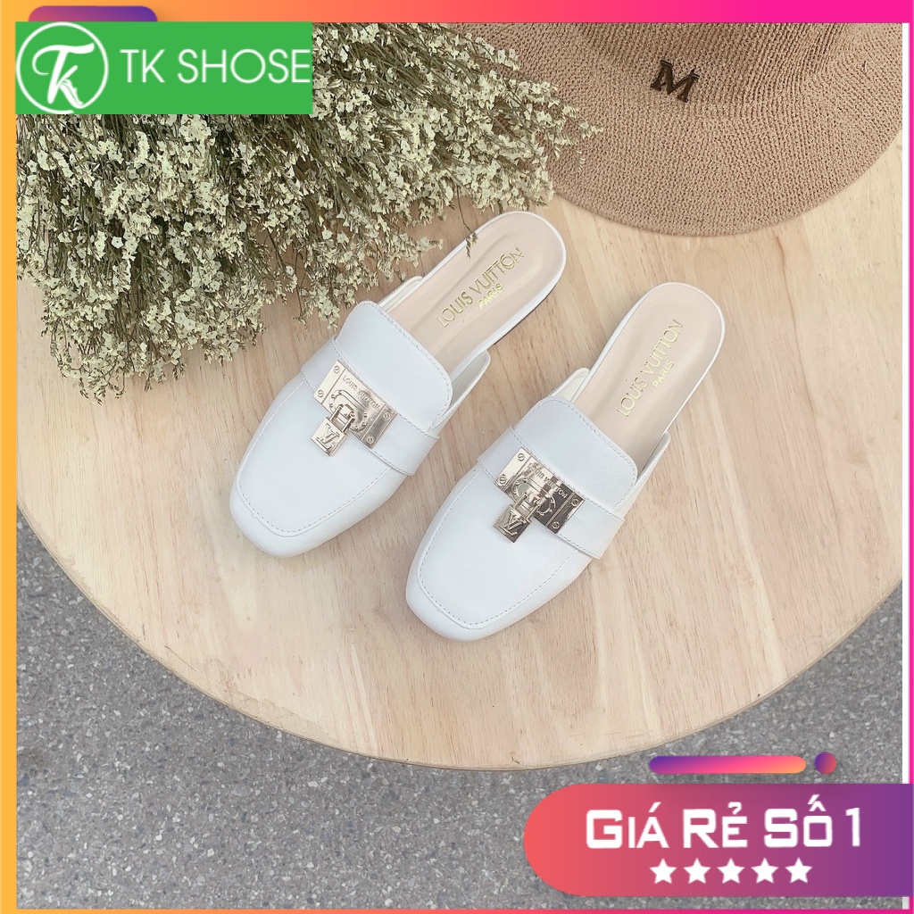 Dép Sục Nữ ⚡𝑭𝑹𝑬𝑬 𝑺𝑯𝑰𝑷⚡ Sục Nữ đính móc khóa thời trang cao cấp, lên dáng siêu xinh, giày đi cực êm