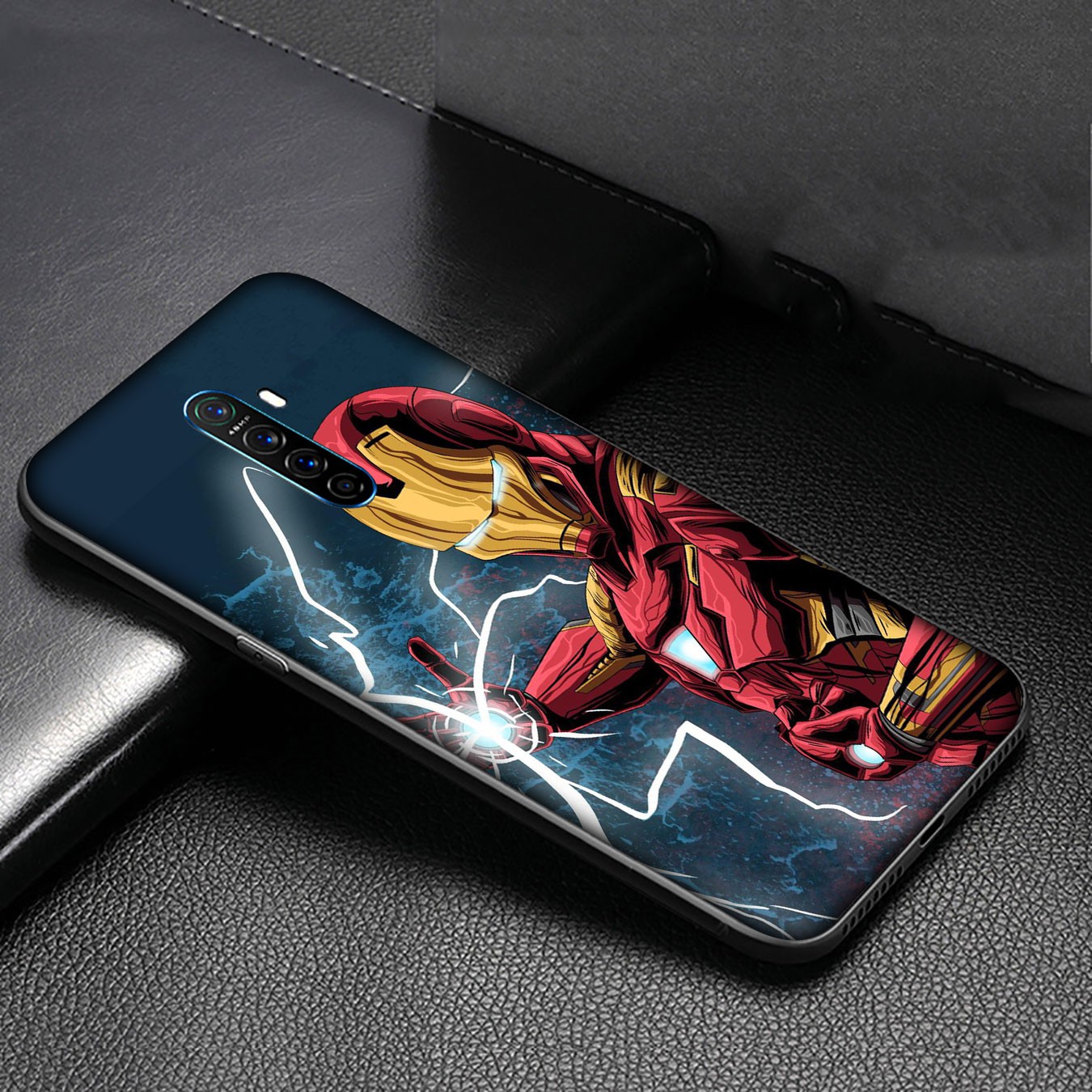 MARVEL Ốp Lưng Silicone Mềm In Hình Iron Man Cho Xiaomi Redmi Note 5 Pro Plus 5a Mi Poco X3 Nfc M3