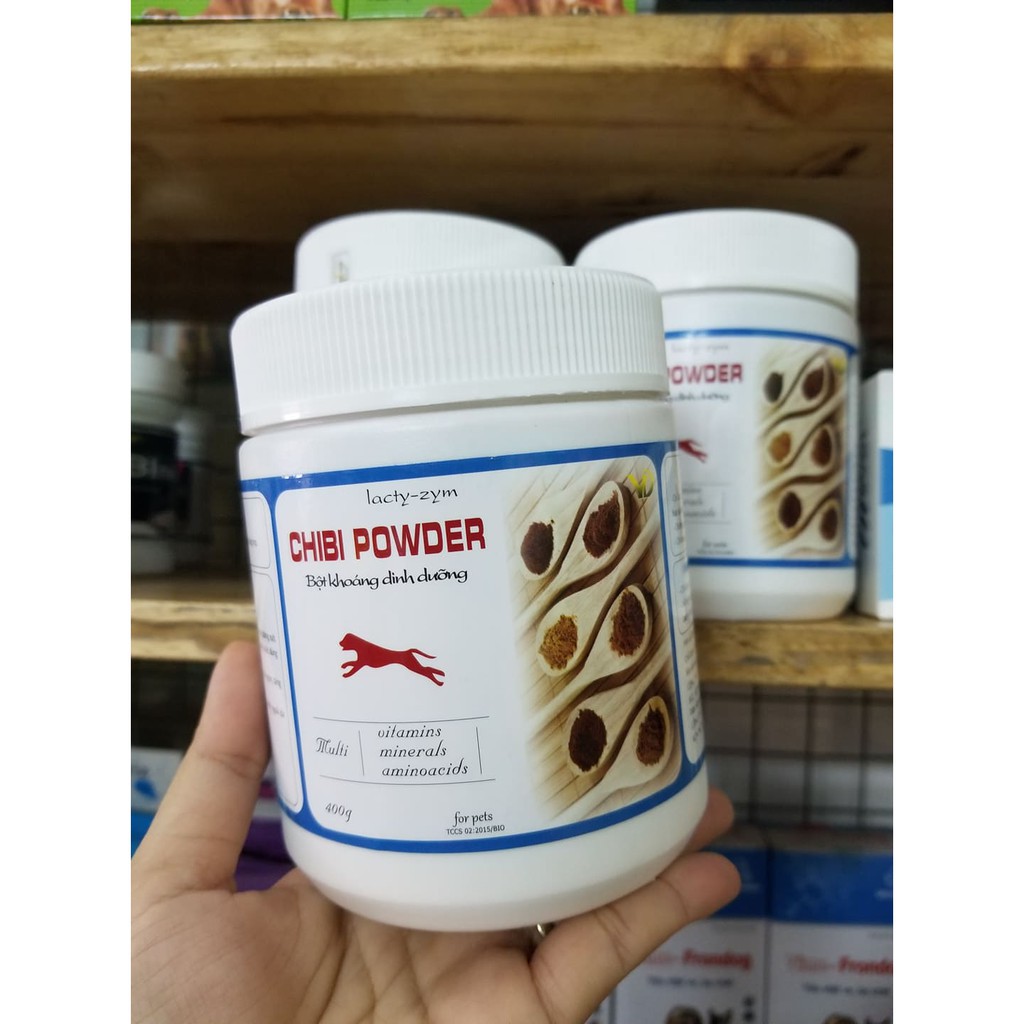 BỘT KHOÁNG DINH DƯỠNG CHO CHÓ CHIBI POWDER 400G