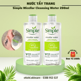 [Authenic] Nước Tẩy Trang Simple Kind To Skin Micellar 200ml
