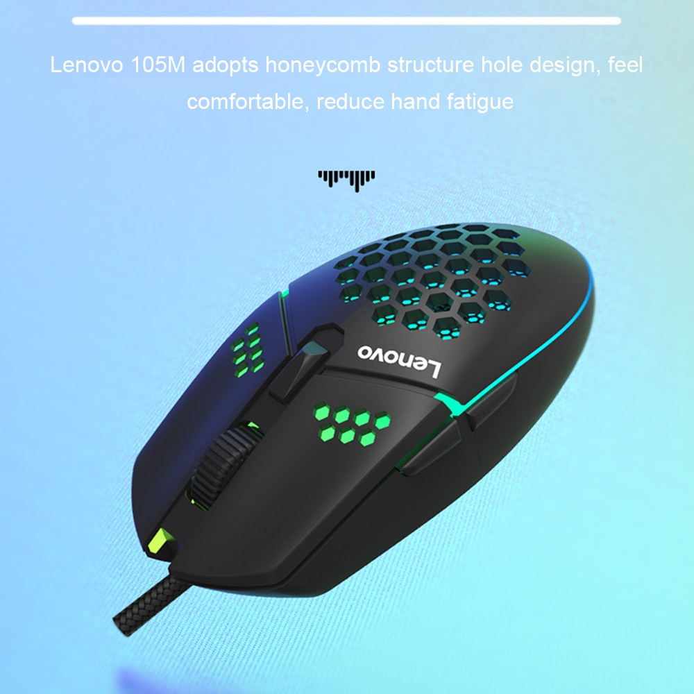 Chuột Gaming Lenovo M105 Có Hiệu Ứng Đèn Led Nhiều Màu