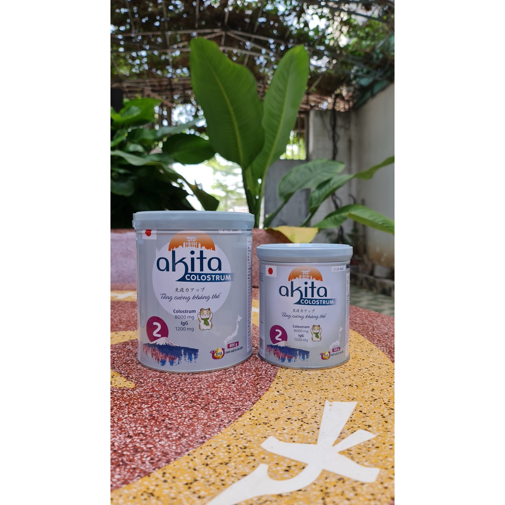 Sữa Akita Colostrum 2 Tăng Cường Kháng Thể Hộp 320gr/800gr