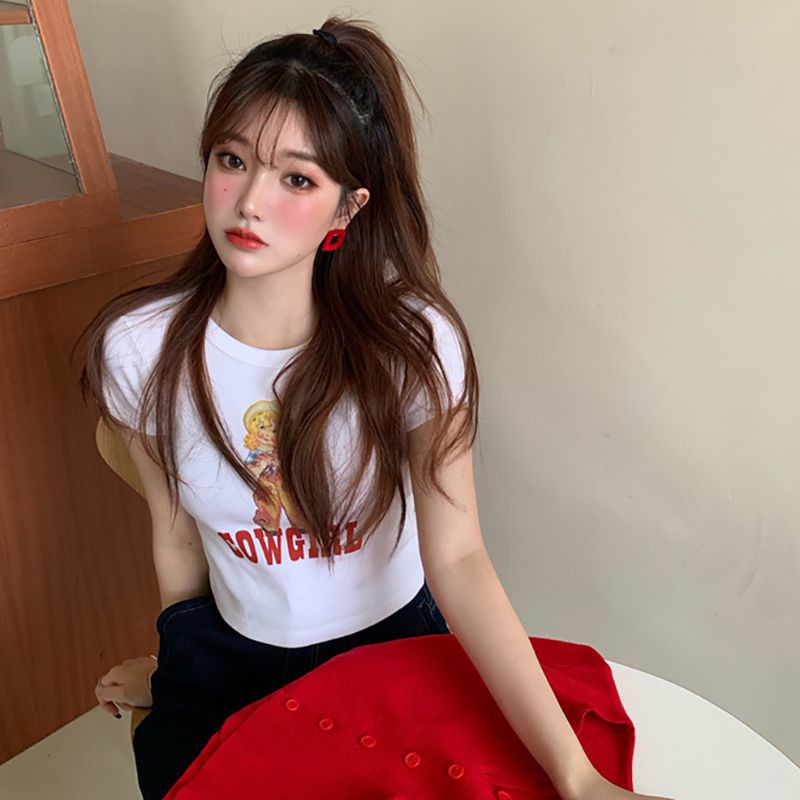Áo thun ngắn tay thời trang nữ độc đáo