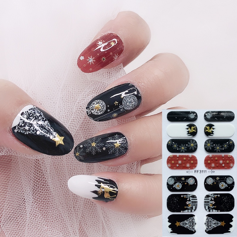 Miếng Dán Trang Trí Móng Tay Toàn Diện Không Độc Hại DIY