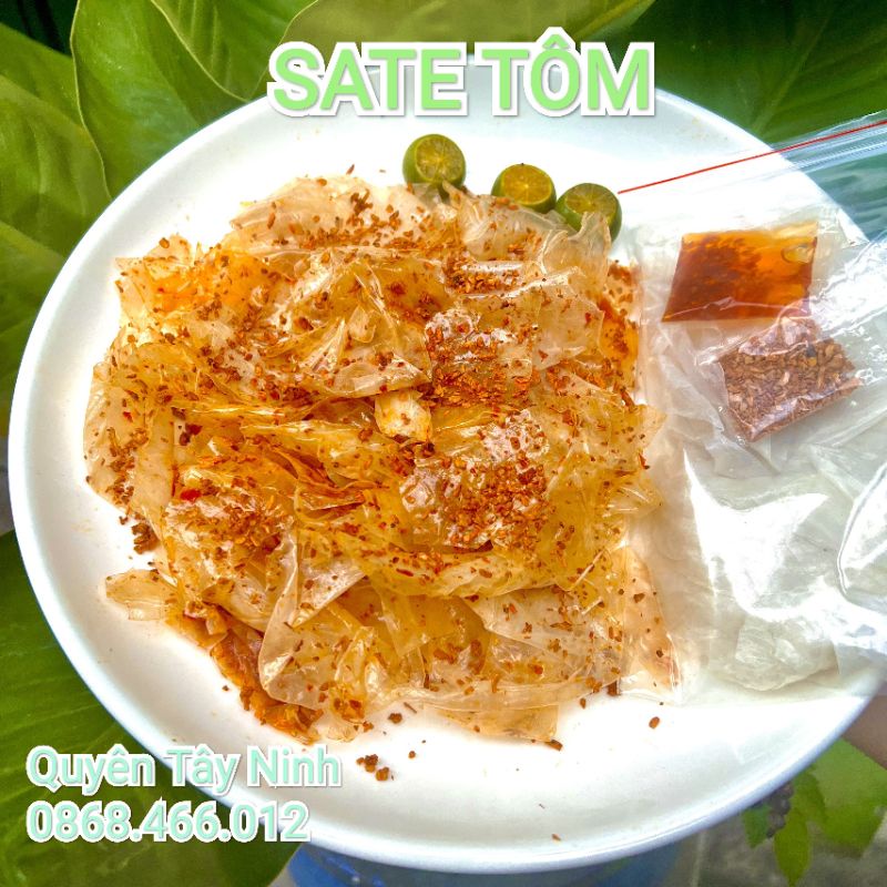 DẺO SATE TÔM Cay, ngon, siêu tôm | bánh tráng phơi sương Tây Ninh mỏng dẻo đặc biệt