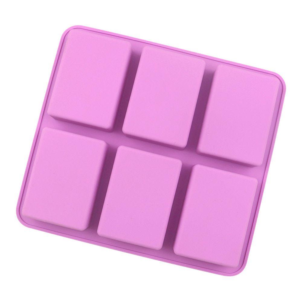 SUENIN Khuôn Silicone Làm Xà Phòng 6 Ngăn Hình Chữ Nhật