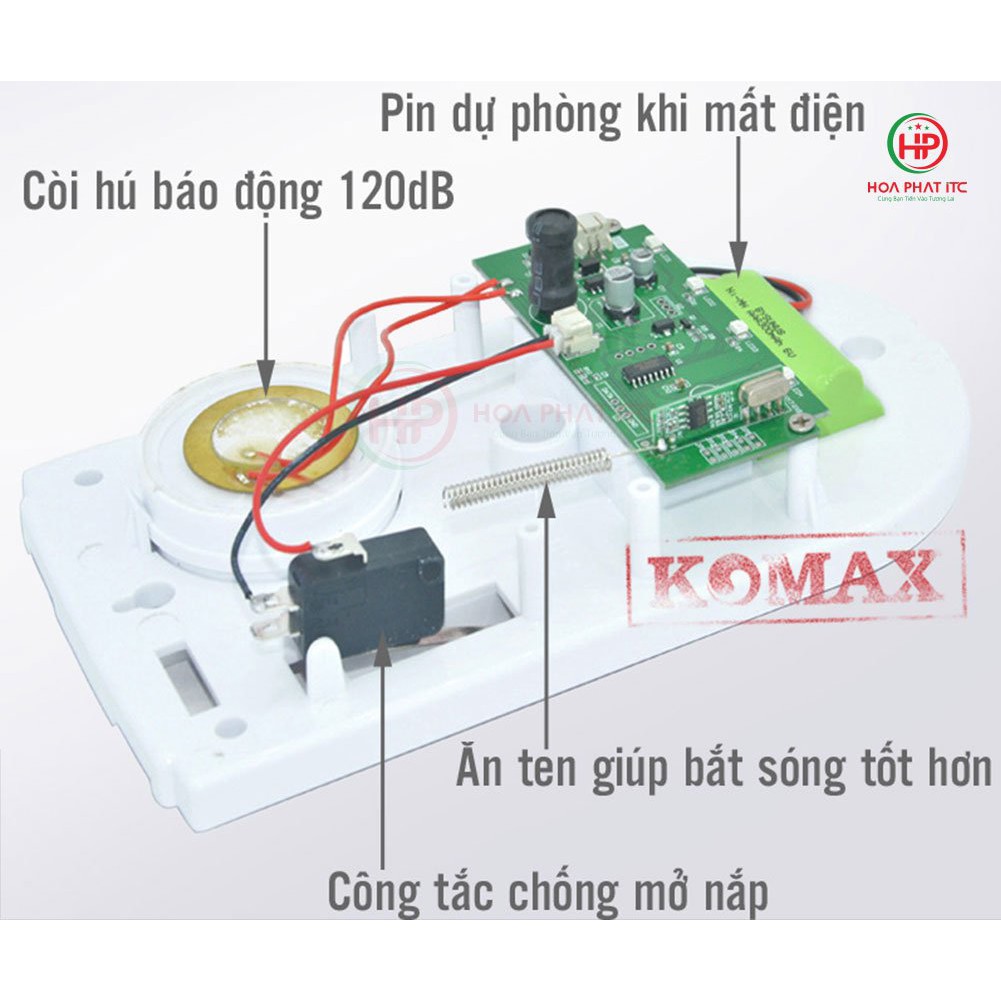 [CHÍNH HÃNG] Bộ chống trộm trung tâm Komax KM-T80