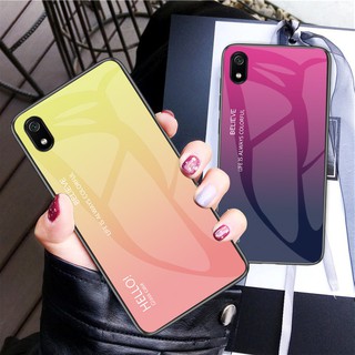 Ốp điện thoại mặt kính màu Gradient dành cho Xiaomi Redmi 7A