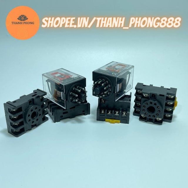 Rơ Le Trung Gian 8 - 11 Chân Tròn Omron MK2P-I MK3P-I