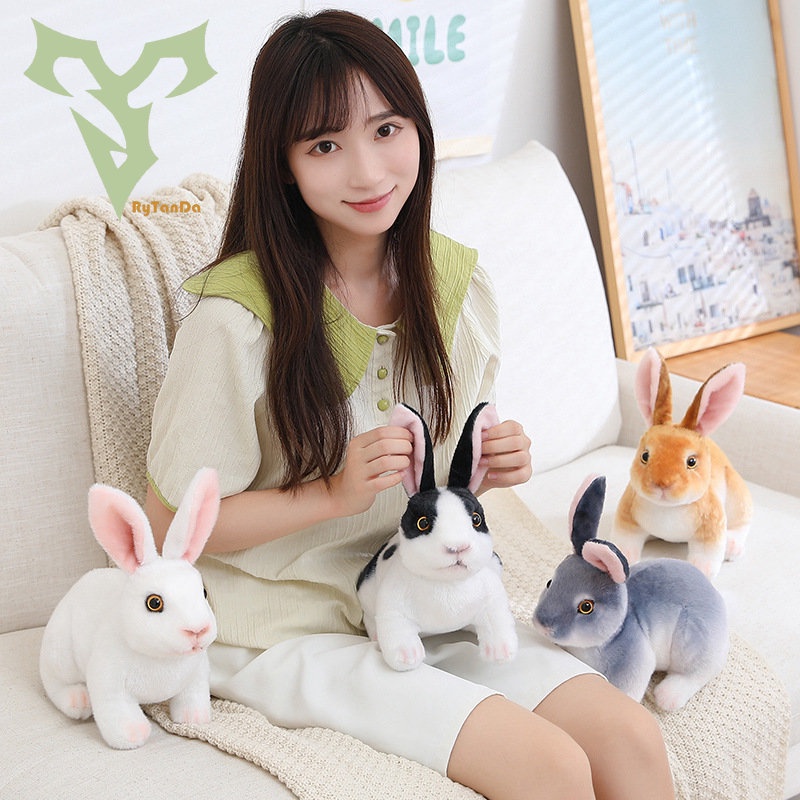 Đồ chơi nhồi bông Hình Thỏ Tai Dọc Dễ Thương Cho Bé Gái