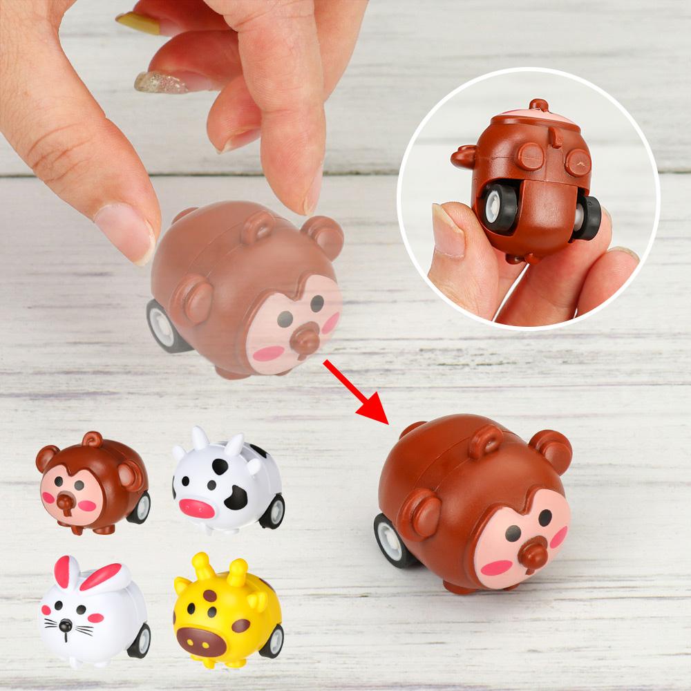 Đồ Chơi Xe Kéo Mini Họa Tiết Hoạt Hình Dễ Thương Cho Bé