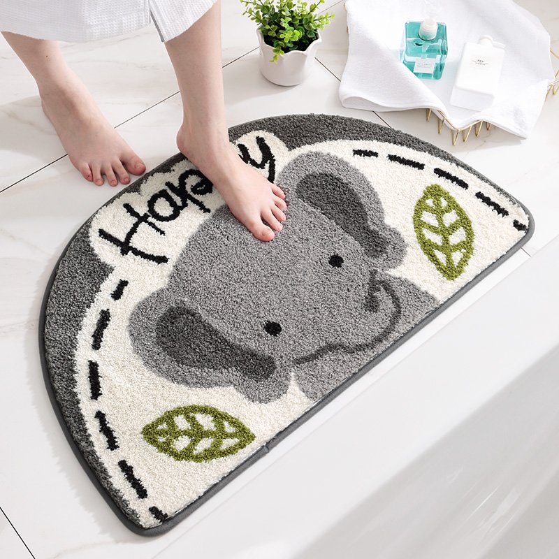 Thảm Chống Trượt Hình Oval 45*75