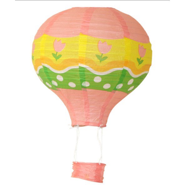 KHINH KHÍ CẦU GIẤY - LỒNG ĐÈN HÌNH KHINH KHÍ CẦU - mẫu ngẫu nhiên