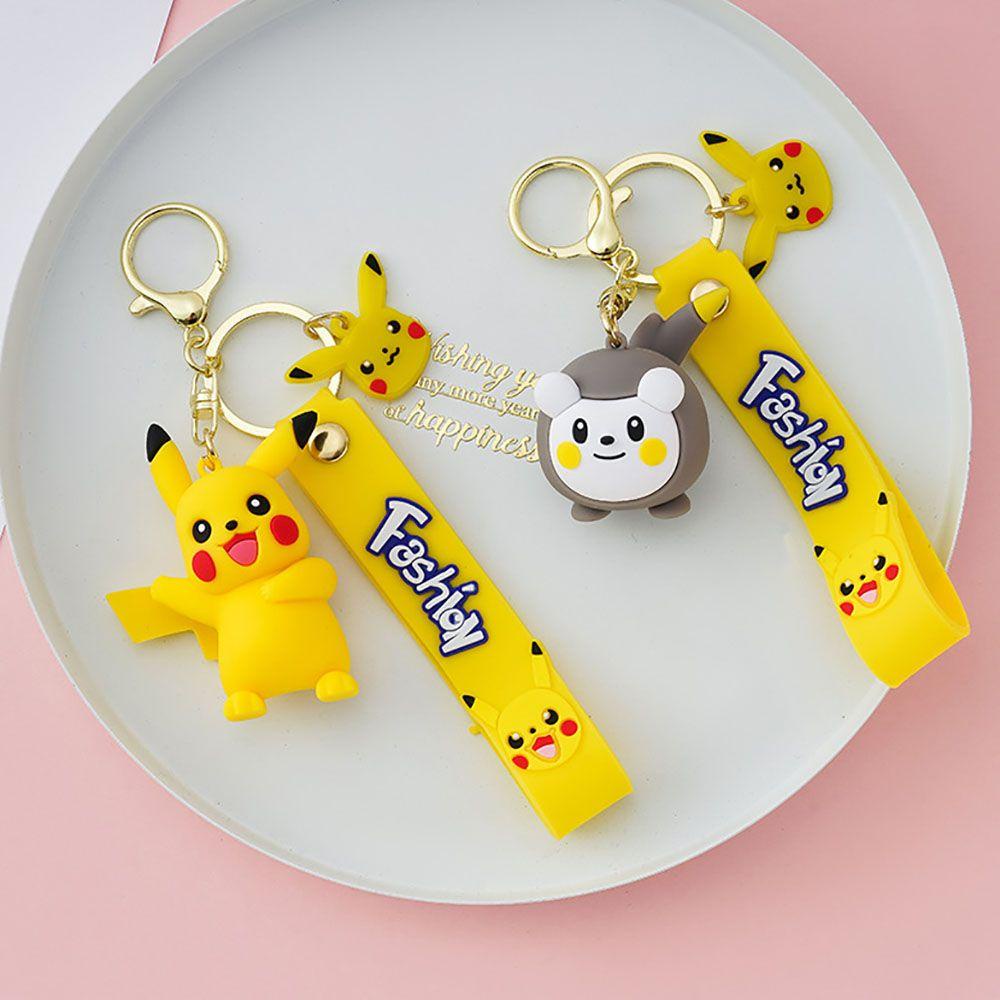 LANFY Móc Khóa Hình Pikachu Hoạt Hình Đáng Yêu