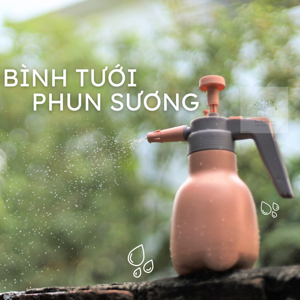 Bình tưới phun sương, bình tưới cây bằng nhựa, bình xịt - Dung tích lớn - Phun xa tới 5m cho cây cảnh, sen đá, xươngcảnh