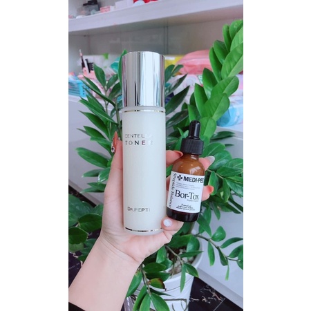 Nước hoa hồng căng bóng da Dr.Pepti Centella Toner 180ml
