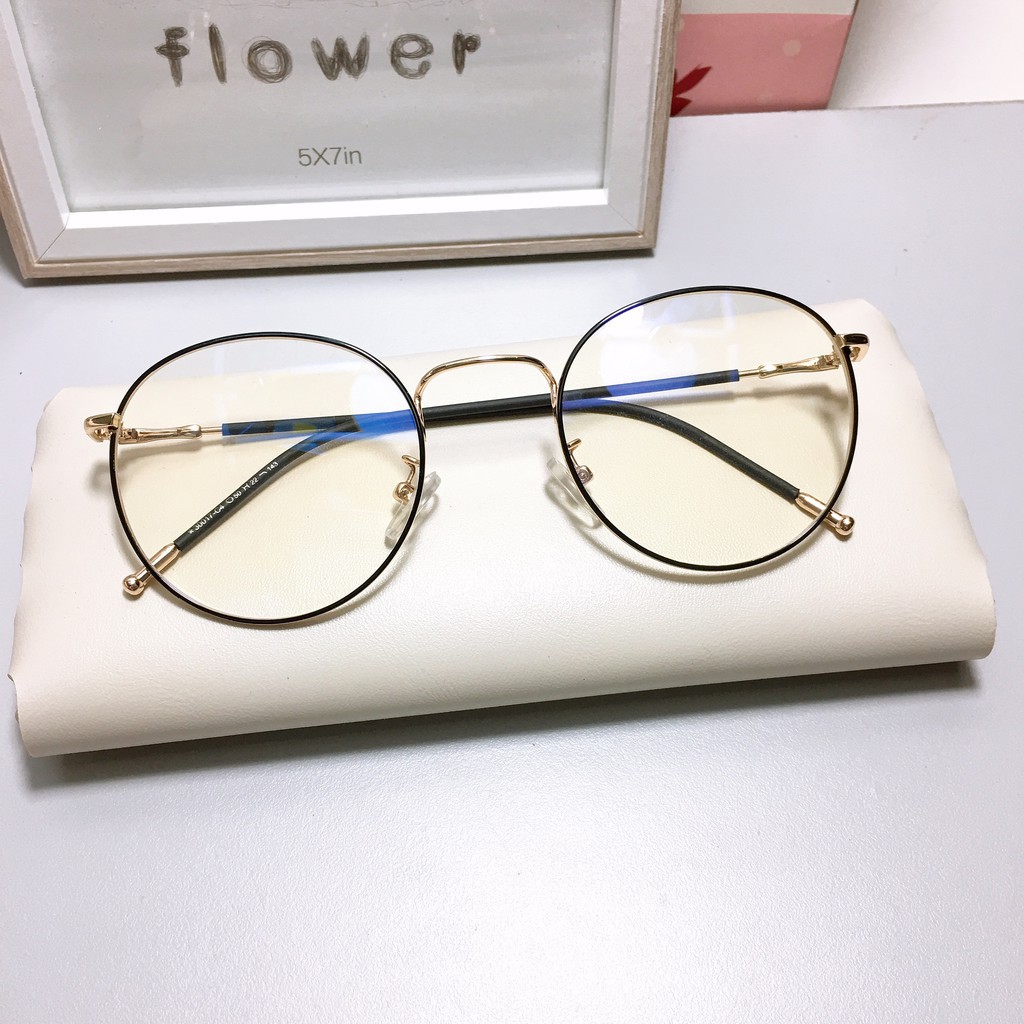[Gía siêu rẻ] Gọng kính tròn nhận cắt mắt cận viễn loạn mã 30017
