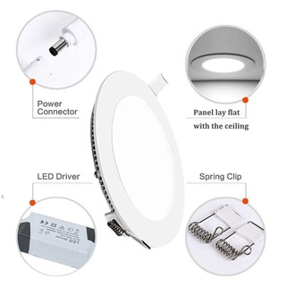 Bộ 5 đèn Led downlight âm trần siêu mỏng 12W