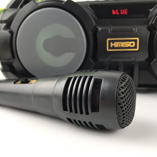 Loa kẹo kéo Bluetooth KM S1 Karaoke Siêu Bass Tặng Kèm Mic Hát – Loa Karaoke Bluetooth Kimiso KM - S1