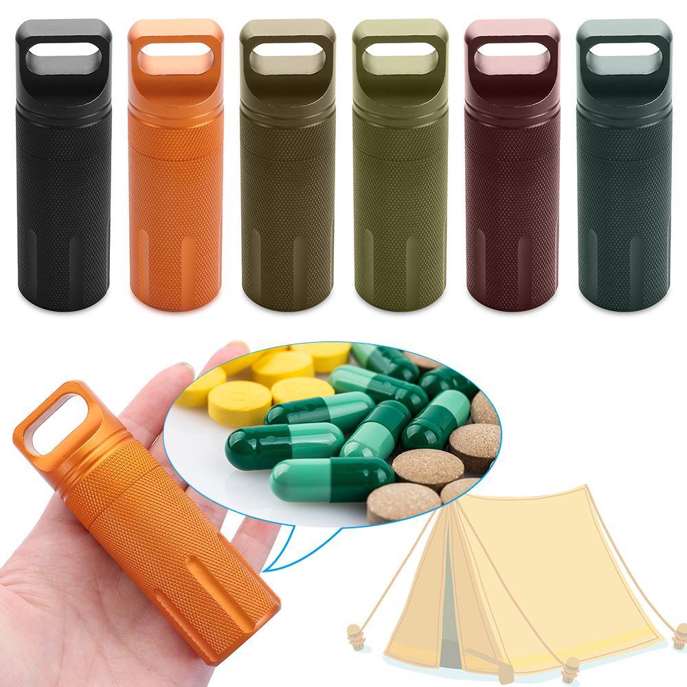 Bình Đựng Nước Bằng Hợp Kim Nhôm Chống Ẩm Tiện Dụng Mang Theo Du Lịch Cắm Trại