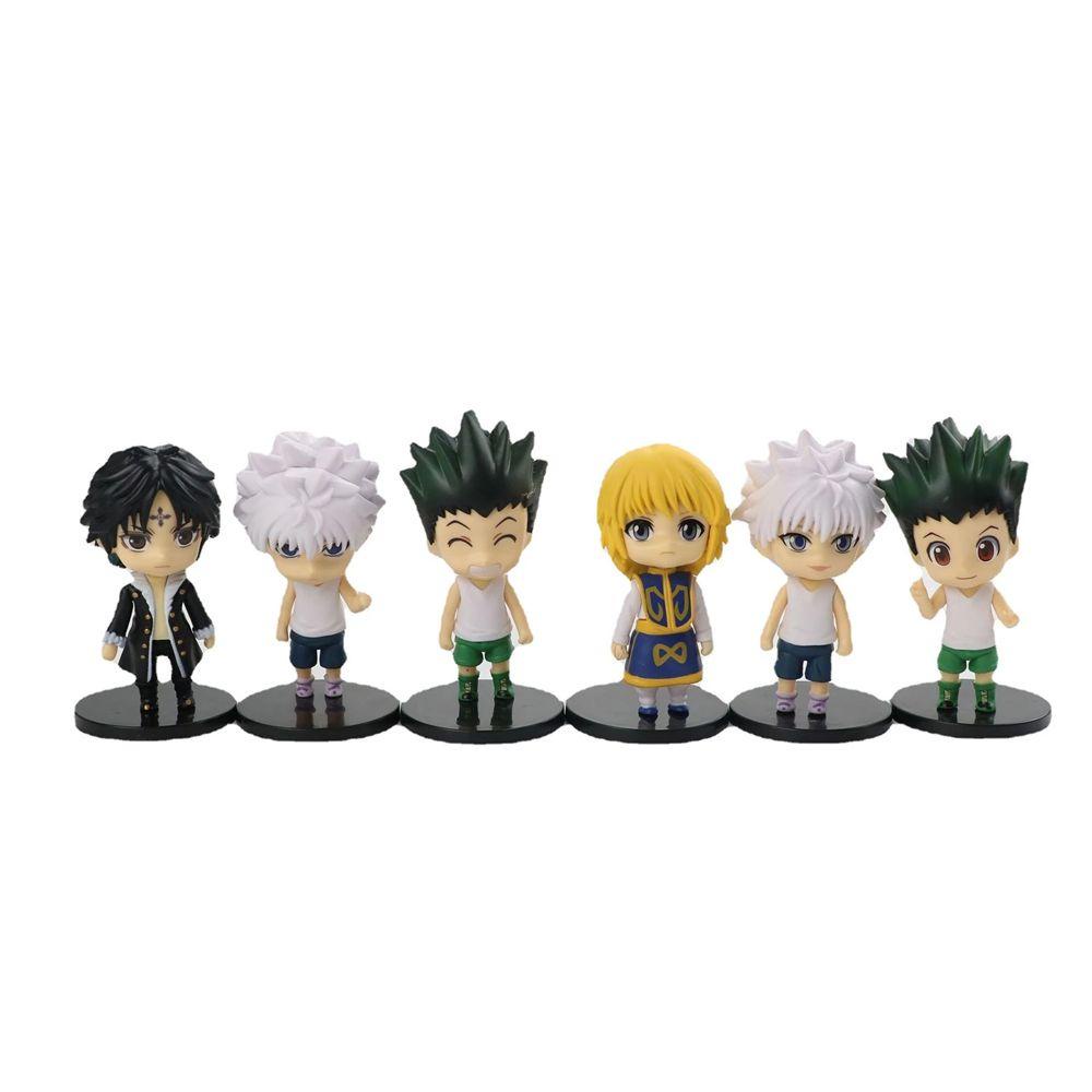 Bộ 6 Mô Hình Đồ Chơi Anime Hunter x Hunter Bằng PVC Để Bàn Trang Trí