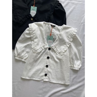 Áo sơ mi croptop lolita mini