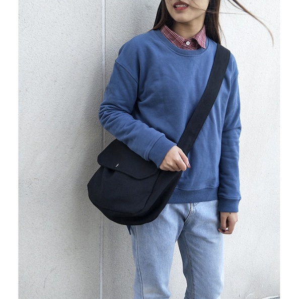 Túi đeo chéo đi làm, đi học đẹp, giá rẻ, vải canvas thời trang unisex